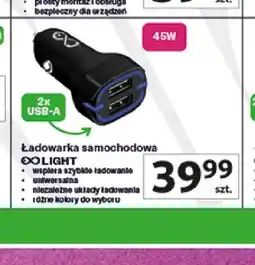 Auchan Ładowarka samochodowa XO Light 45W oferta