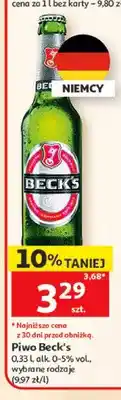 Auchan Piwo Beck's oferta