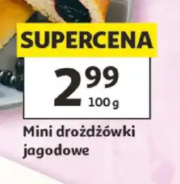 Auchan Mini drożdżówki jagodowe oferta