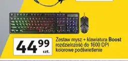 Auchan Zestaw mysz + klawiatura Tracer Boost oferta