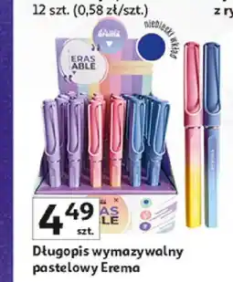 Auchan Długopis wymazywalny pastelowy Erema oferta