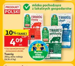 Auchan Twaróg tłusty Pewni Dobrego Auchan oferta