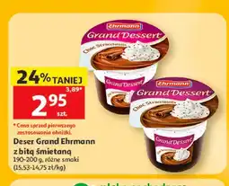 Auchan Deser Grand Ehrmann z bitą śmietaną oferta