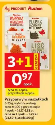 Auchan Papryka wędzona słodka mielona Auchan oferta