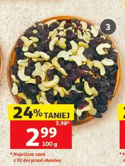 Auchan Mieszanka żurawiny i nerkowca oferta