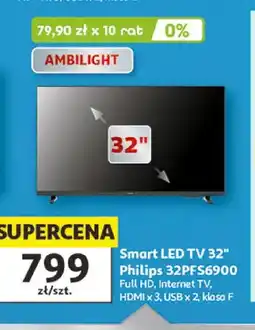 Auchan Telewizor Smart LED Philips 32PFS6900 32 oferta