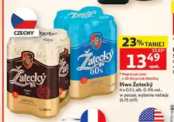 Auchan Piwo Žatecký Černý 4-pak oferta