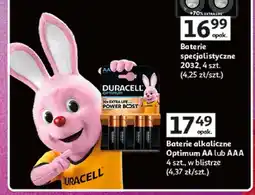 Auchan Baterie alkaliczne Duracell Optimum AA 4-pak oferta