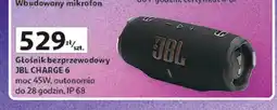 Auchan Głośnik bezprzewodowy JBL CHARGE 6 moc 45W, autonomia do 28 godzin, IP 68 oferta