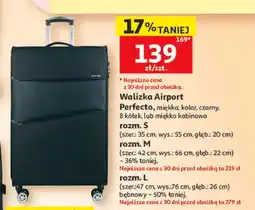 Auchan Walizka Airport Perfecto rozm. S oferta