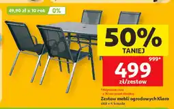 Auchan Zestaw mebli ogrodowych Klara oferta