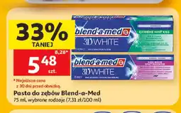 Auchan Pasta do zębów Blend-a-Med 3D White oferta