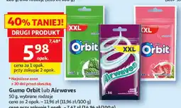 Auchan Guma do żucia Orbit XXL Watermelon oferta