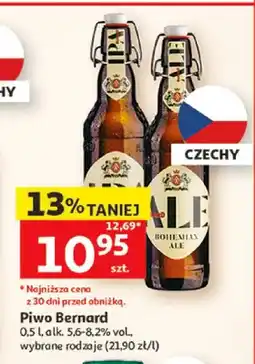 Auchan Piwo Bernard Bohemian Ale oferta