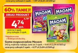 Auchan Guma rozpuszczalna Maoam oferta