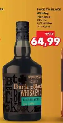 Kaufland BACK TO BLACK Whiskey irlandzka oferta