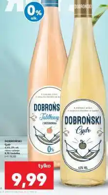 Kaufland DOBROŃSKI Cydr oferta