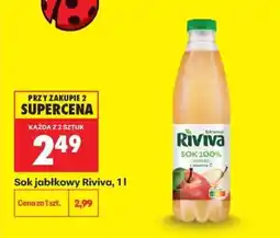Biedronka Sok jabłkowy Riviva, 1l oferta