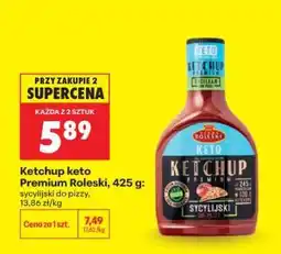 Biedronka Ketchup keto premium Roleski, 425 g oferta
