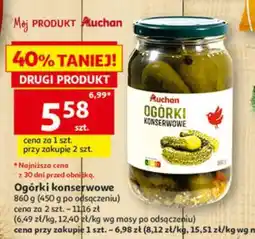 Auchan Ogórki konserwowe oferta