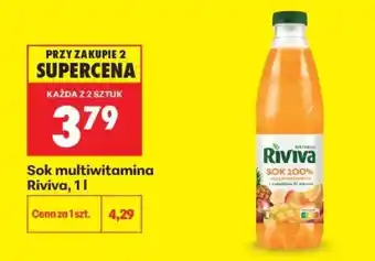 Biedronka Sok multiwitamina Riviva, 1 l oferta