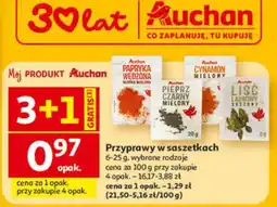 Auchan Przyprawy w saszetkach oferta