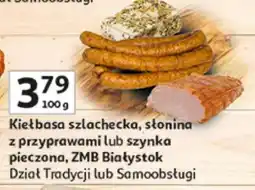 Auchan Kiełbasa szlachecka, słonina z przyprawami lub szynka pieczona oferta