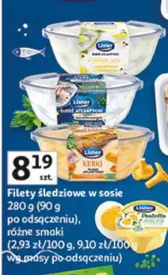 Auchan Filety śledziowe w sosie oferta