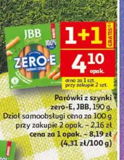 Auchan Parówki z szynki ZERO-E oferta