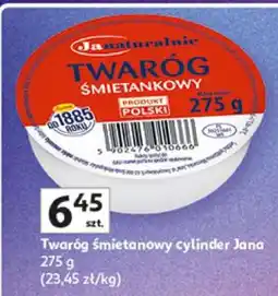 Auchan Twaróg śmietanowy cylinder Jana oferta