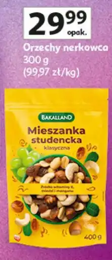 Auchan BAKALLAND Mieszanka studencka klasyczna oferta