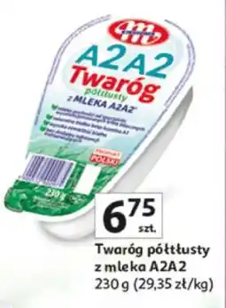 Auchan Twaróg półtłusty z mleka A2A2 oferta