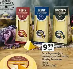 Auchan Sery dojrzewające bursztyn, rubin i szafir, Skarby Serowara oferta