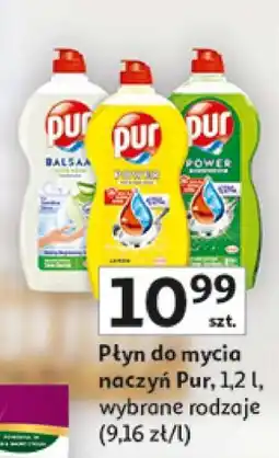 Auchan Płyn do mycia naczyń Pur oferta