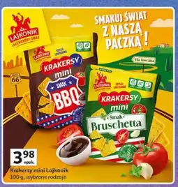 Auchan Krakersy mini Lajkonik oferta