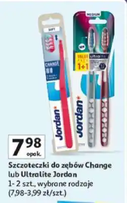 Auchan Szczoteczki do zębów Change lub Ultralite Jordan oferta