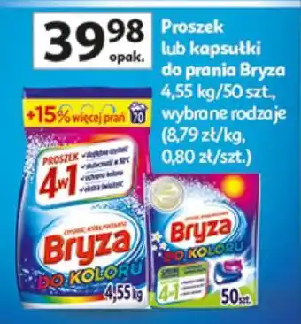 Auchan Proszek lub kapsułki do prania Bryza oferta