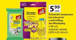 Auchan Ścierki nasączane lub ścierki z mikrofibry oferta