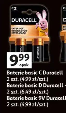 Auchan Baterie basic C Duracell oferta