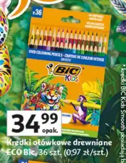 Auchan Kredki ołówkowe drewniane ECO Bic oferta