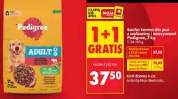 Biedronka Pedigree Sucha karma dla psa z wołowiną i warzywami oferta