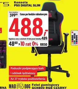Media Expert Fotel gamingowy Mad Dog oferta