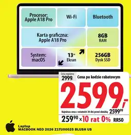 Media Expert Laptop Apple oferta