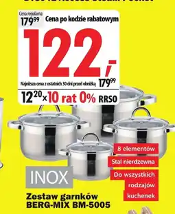 Media Expert Zestaw garnków Inox oferta