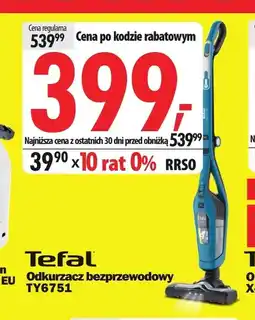 Media Expert Odkurzacz bezprzewodowy Tefal oferta