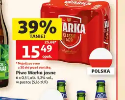 Auchan Piwo Warka oferta