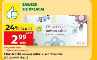 Auchan Chusteczki uniwersalne oferta