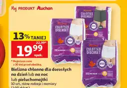 Auchan Pieluchomajtki dla dorosłych Discreet oferta