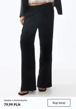 H&M Spodnie z domieszką lnu oferta