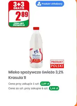 Dino Mleko spożywcze świeże 3,2% Krasula oferta